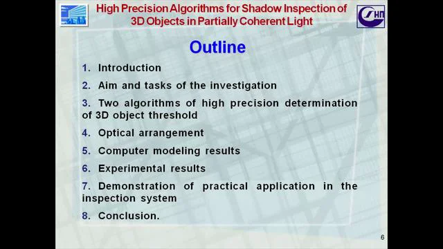 High Precision Algorithms for Shadow Inspection of 3D Objects in ...