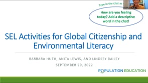SEL Activities for Global Citizenship and Environmental Literacy