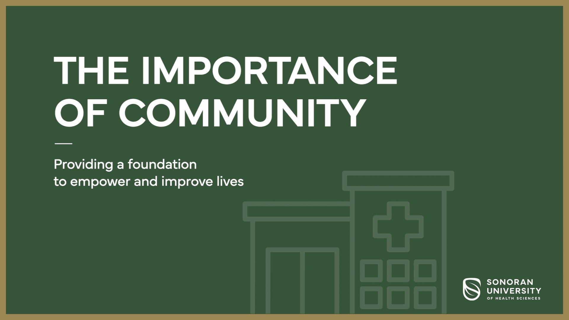 The Importance of Community at Sonoran University