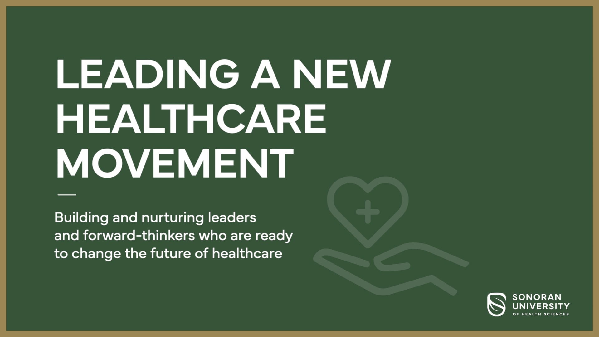 Leading a Healthcare Movement