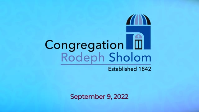 "You're Not Alone" by Cantor Shayna De Lowe and Cantor Stefano Iacono