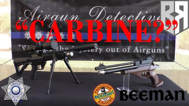 New' Beeman 2027 Multi-Shot PCP Air Pistol in a Carbine too? Review' by Airgun Detectives - Airgun101