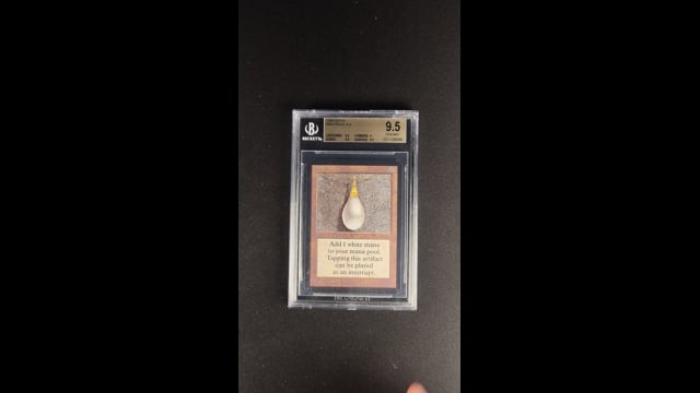1993 Magic The Gathering MTG Alpha Mox Pearl R A BGS 9.5 GEM MINT