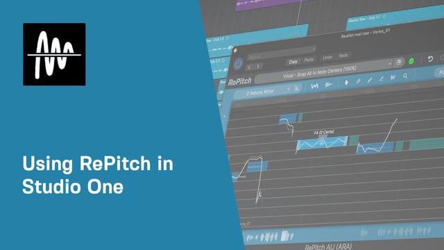 Using RePitch In Studio One - Videos | Synchro Arts
