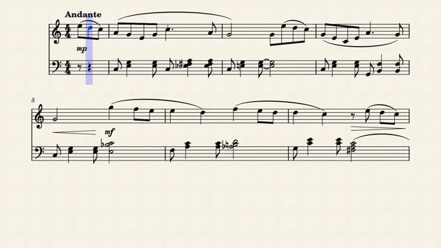 Symphony No. 6 in B minor, Op. 74 (Pathétique) – P.I. Tchaikovsky (Theme - Easy piano solo).mp4