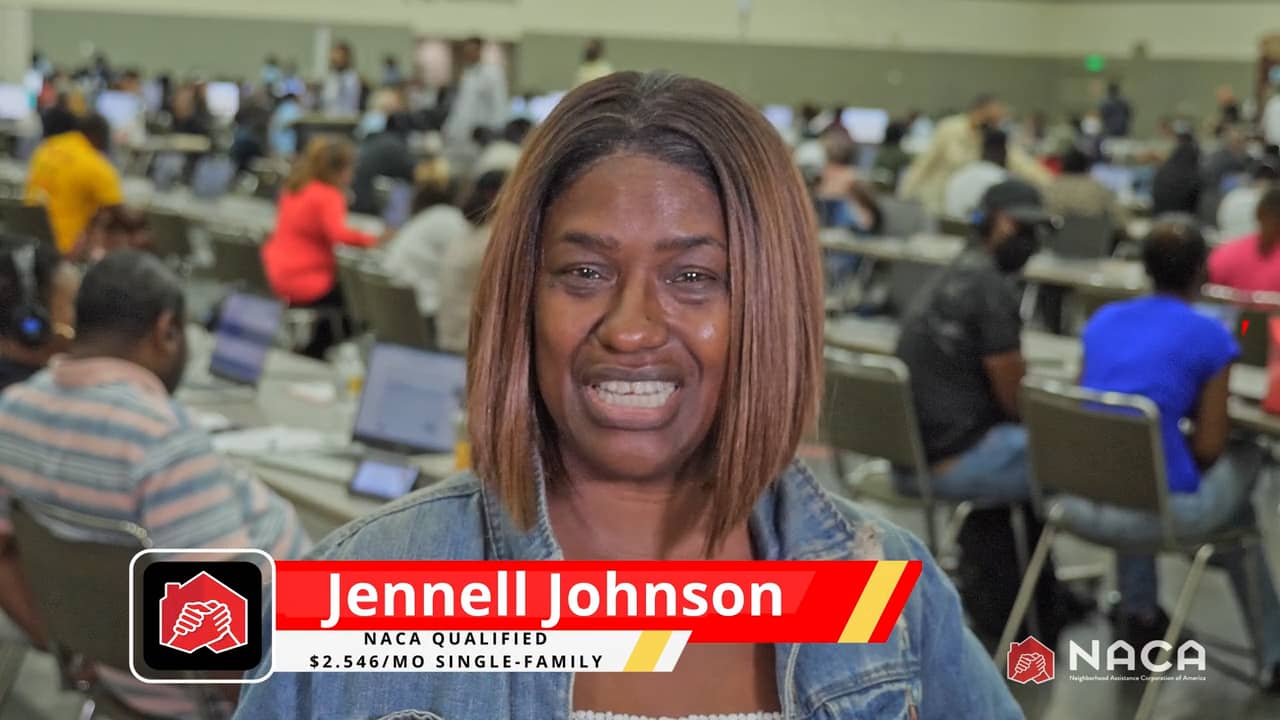 Jennell Johnson NACA Qualified Testimonial at the Achieve The Dream