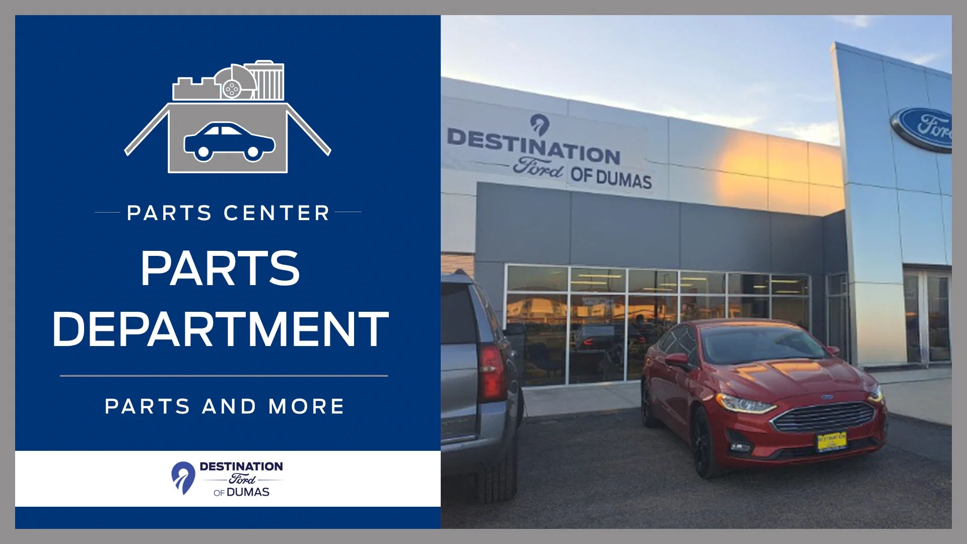 Ford Parts Department Dumas, TX // Destination Ford of Dumas on Vimeo