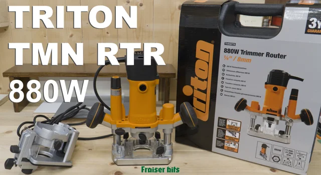 Triton TMN RTR 880W Défonceuse-affleureuse - Fraiser