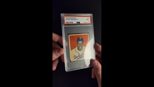 1949 Bowman Jackie Robinson Rookie 50 Psa 75 Nrmt Pwcc E On