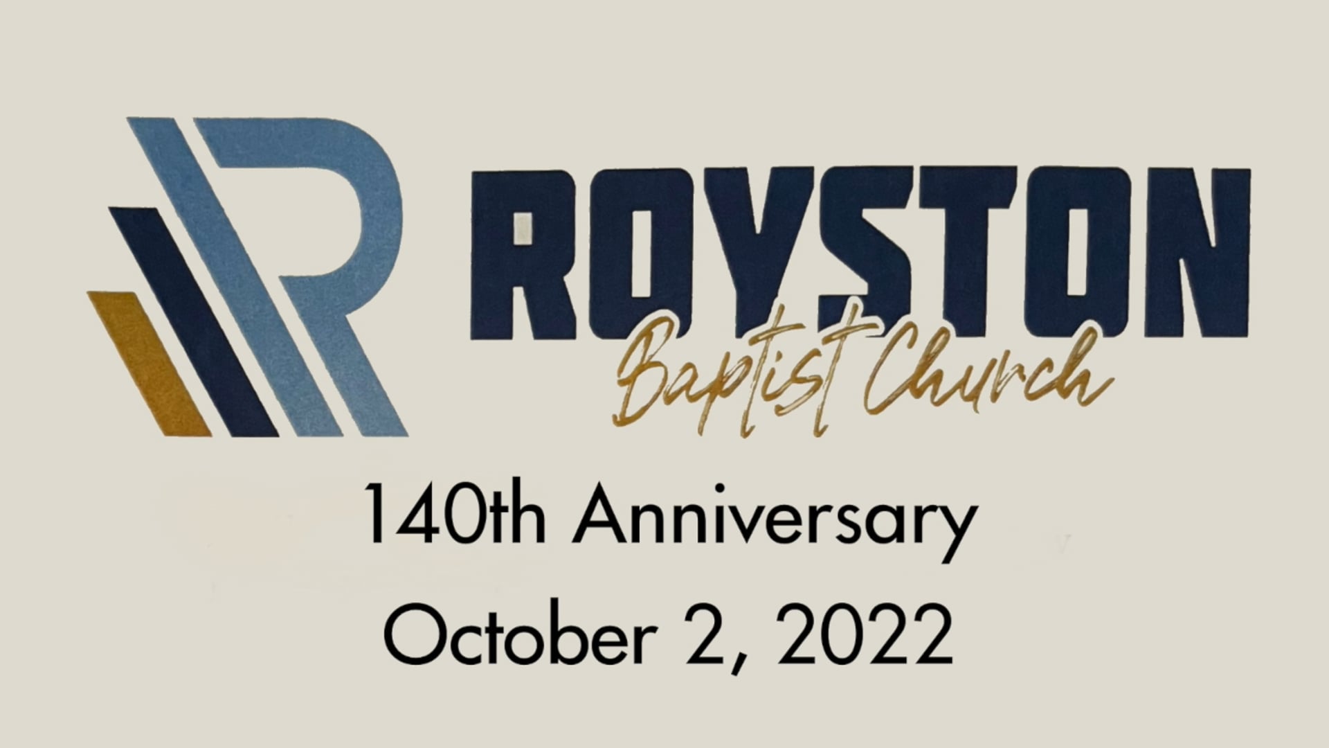 Royston Baptist Church 11 AM Worship Service Message for Oct. 2, 2022