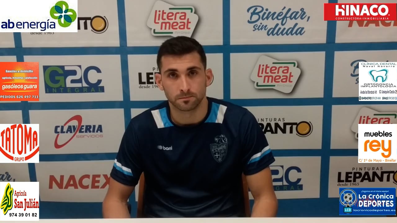 DANI PUJOL (Jugador Binéfar) CD Binéfar 3-0 Utrillas / Jornada 4 / 3ª División