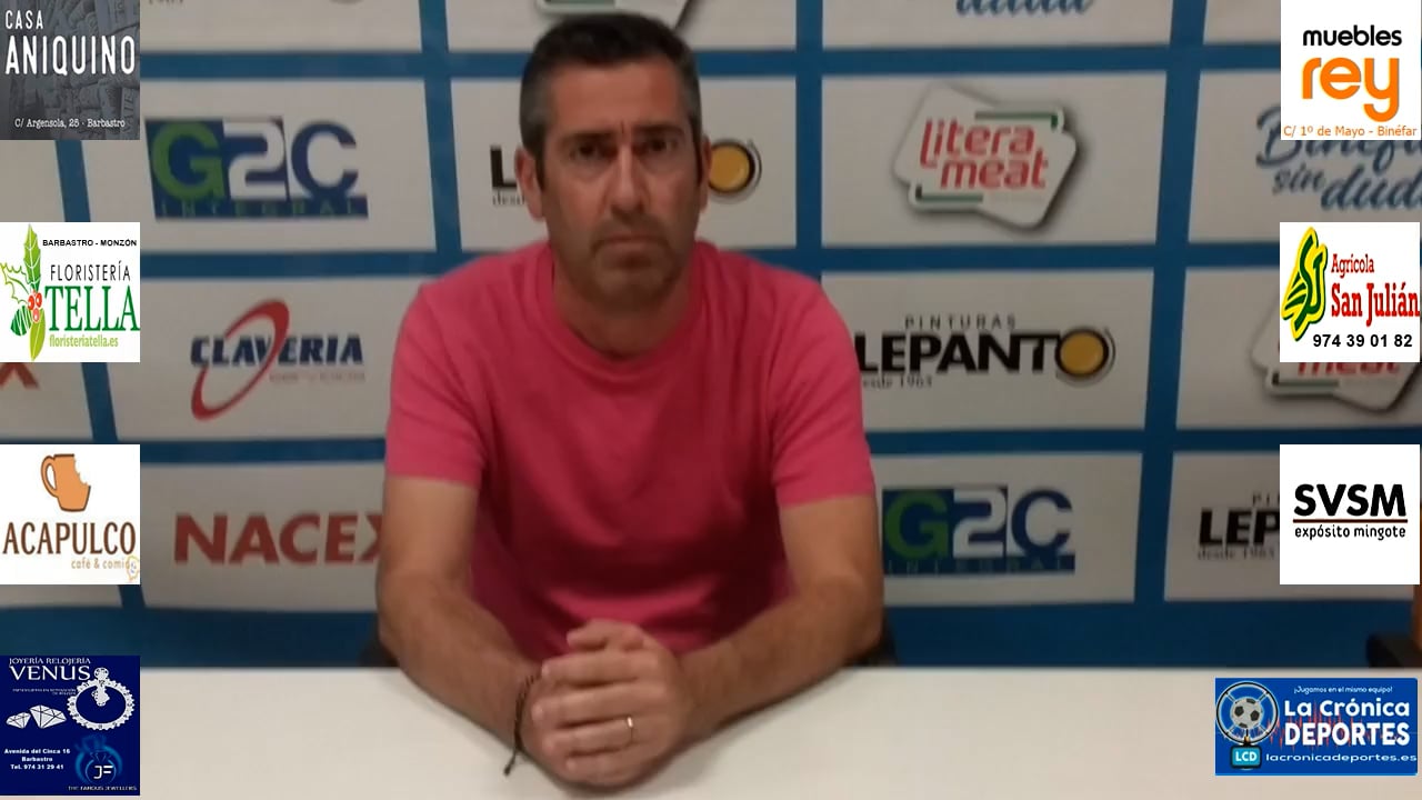 "PITU" LERGA (Entrenador Utrillas) CD Binéfar 3-0 Utrillas / Jornada 4 / 3ª División