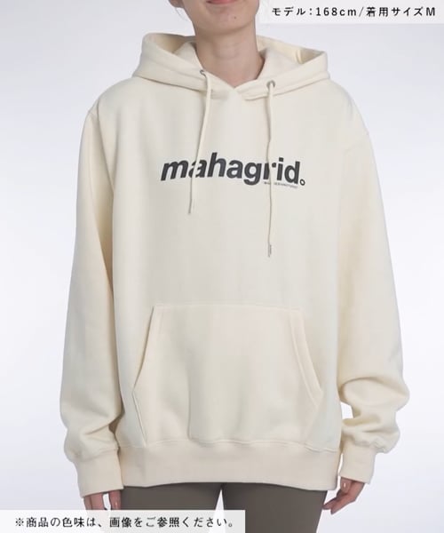 再入荷【UNISEX】MAHAGRID／BASIC LOGOフーディー（裏起毛） | [公式