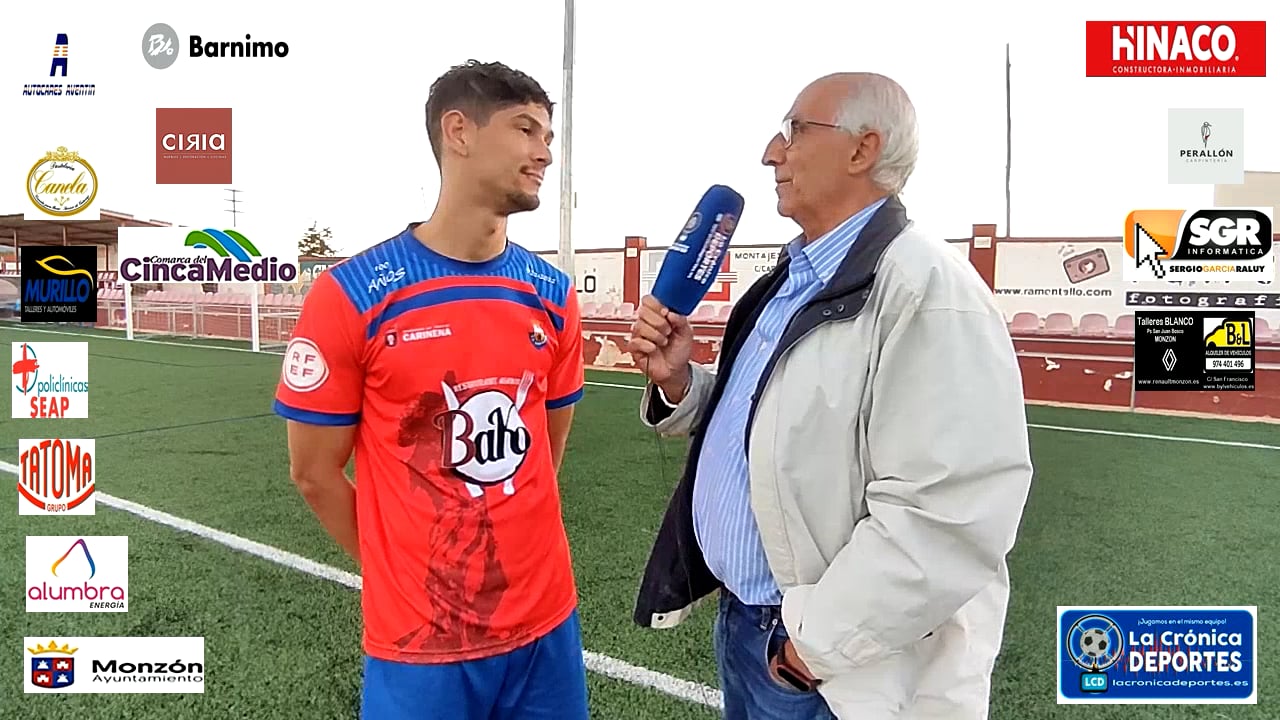 PATRICK  ABREU (Jugador Cariñena) Cariñena 2-1 At.Monzón  Alumbra / J 4 / 3ª División