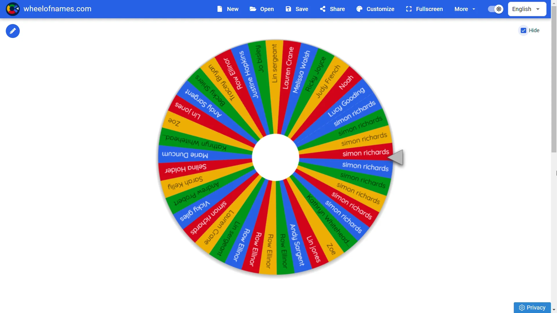 Wheel of Names _ Random name picker on Vimeo