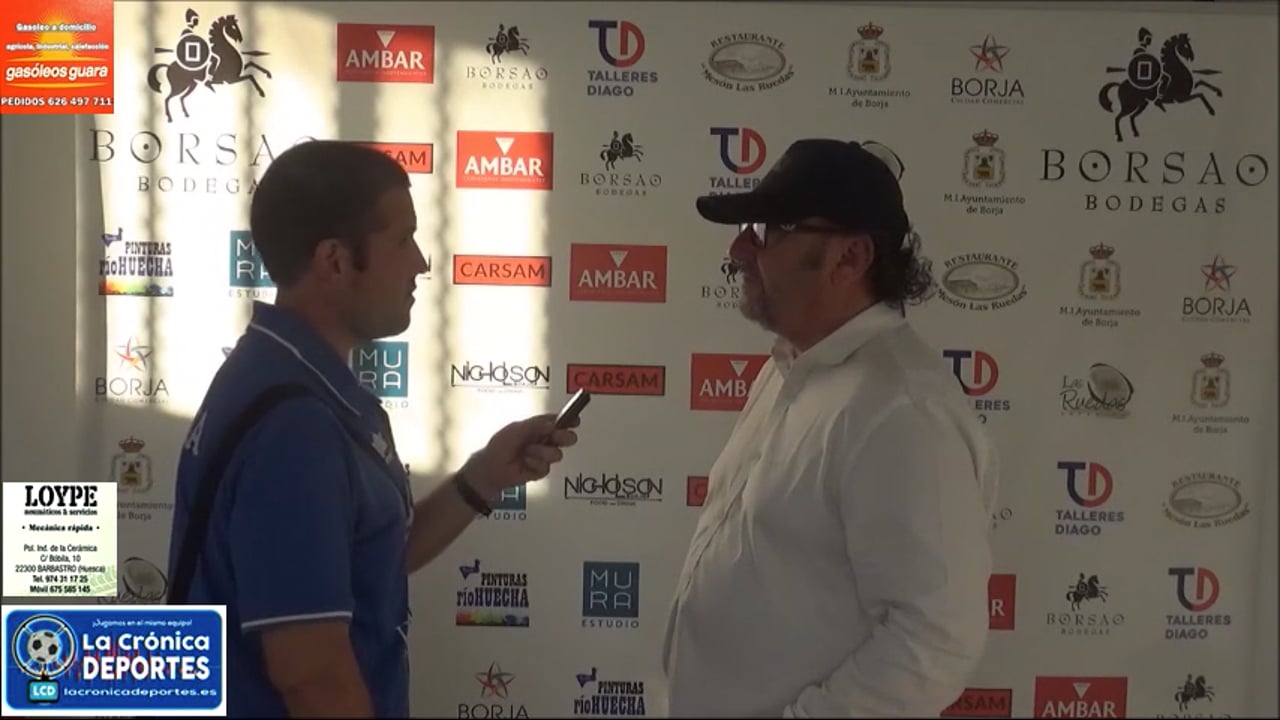 ÓSCAR TIBERIO (Entrenador Borja) SD Borja 5-1 CD Calatorao / Jornada 3 / Regional Preferente Gr 2 / Fuente: YouTube Raúl Futbolero