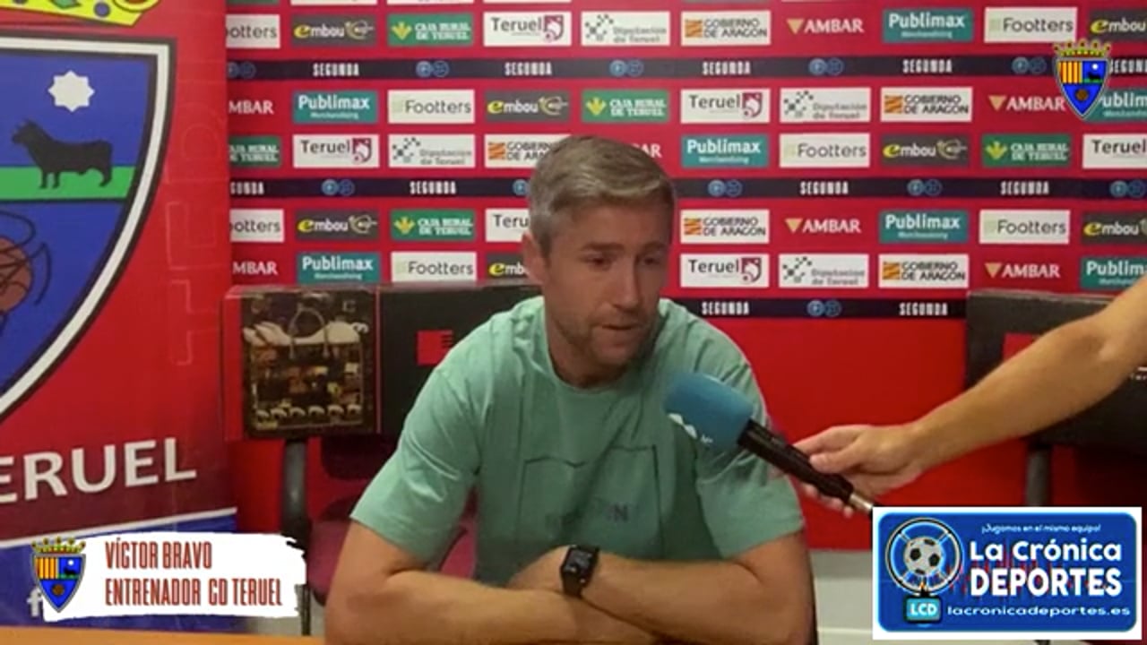 VÍCTOR BRAVO (Entrenador Teruel) CD Teruel 1-0 Hércules CF / Jornada 5 / 2ª RFEF - Grupo 3 / Fuente: YouTube CD Teruel