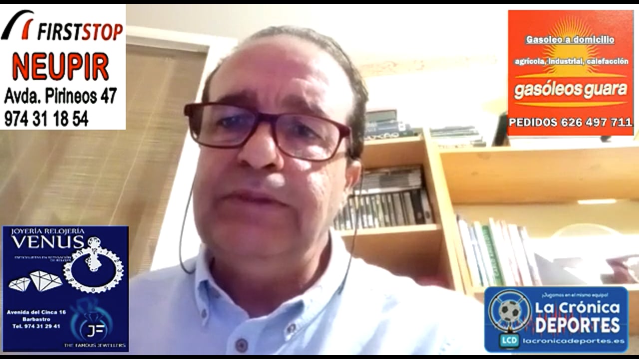 FÉLIX JIMÉNEZ (Entrenador Tamarite) CD Caspe 1-2 CDJ Tamarite / Jornada 4 / 3ª División