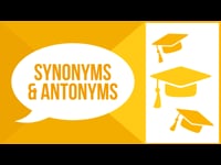 English Grammar: Synonyms _ Antonyms - Introduction