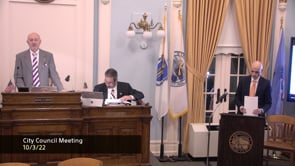 City Council Meeting 10-3-22