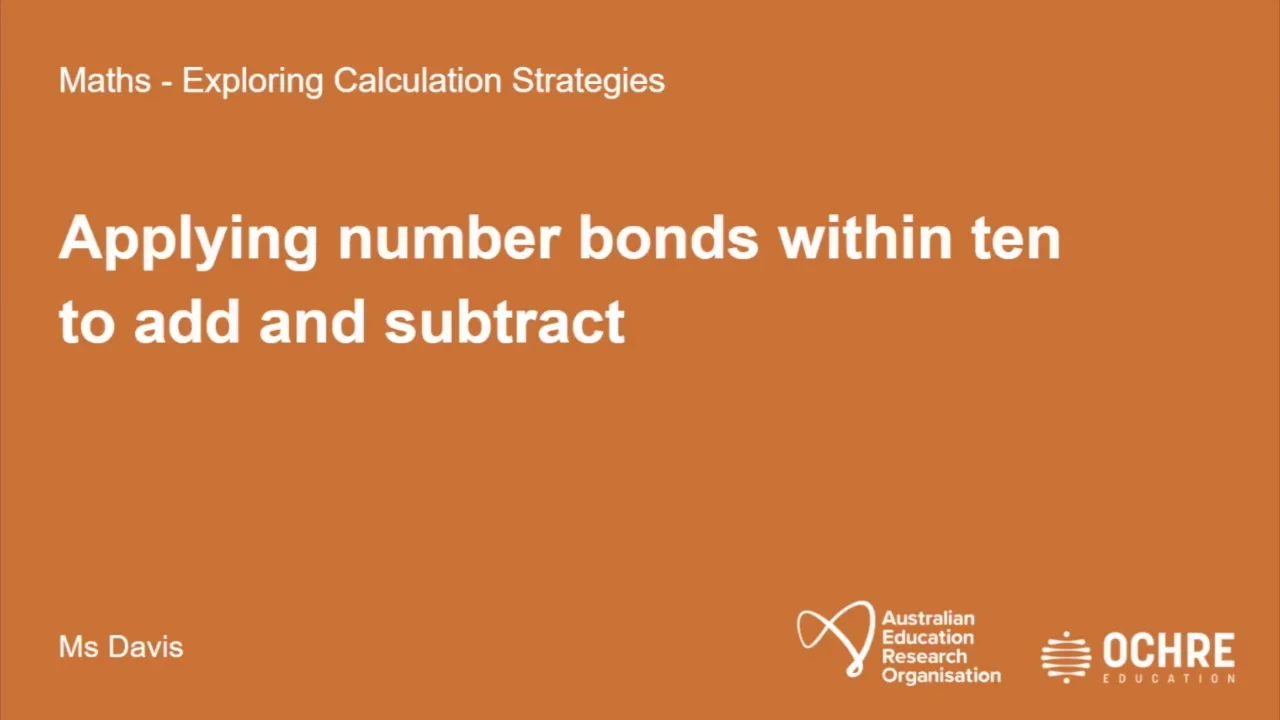 Number Bonds Within 20 Song