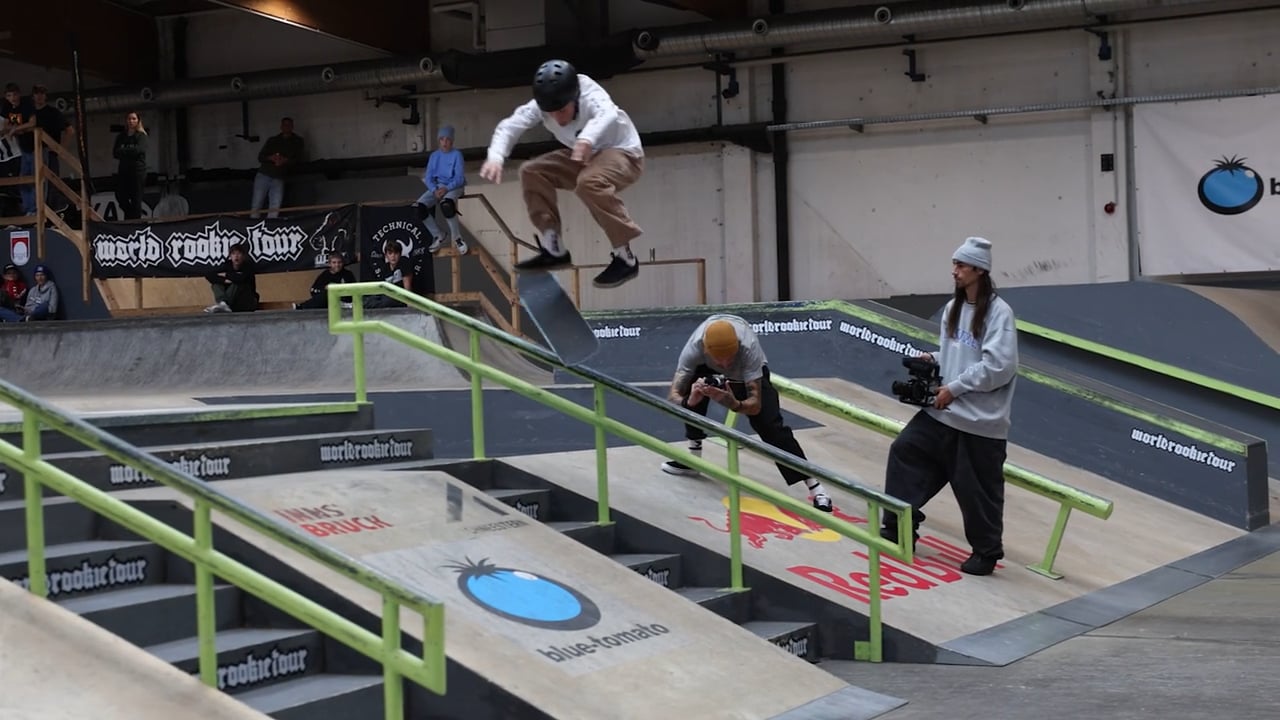 World Rookie Skateboard Finals 3rd Grom Men: Tymen Overbeck