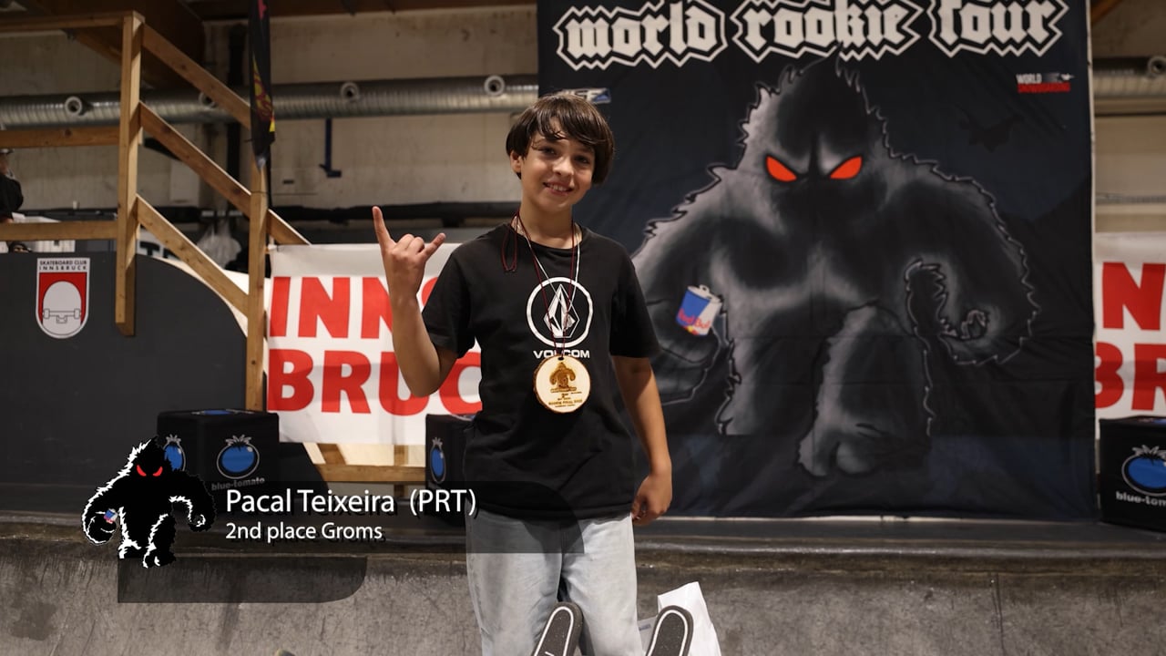 World Rookie Skateboard Finals 2nd Grom Men: Pacal Teixeira
