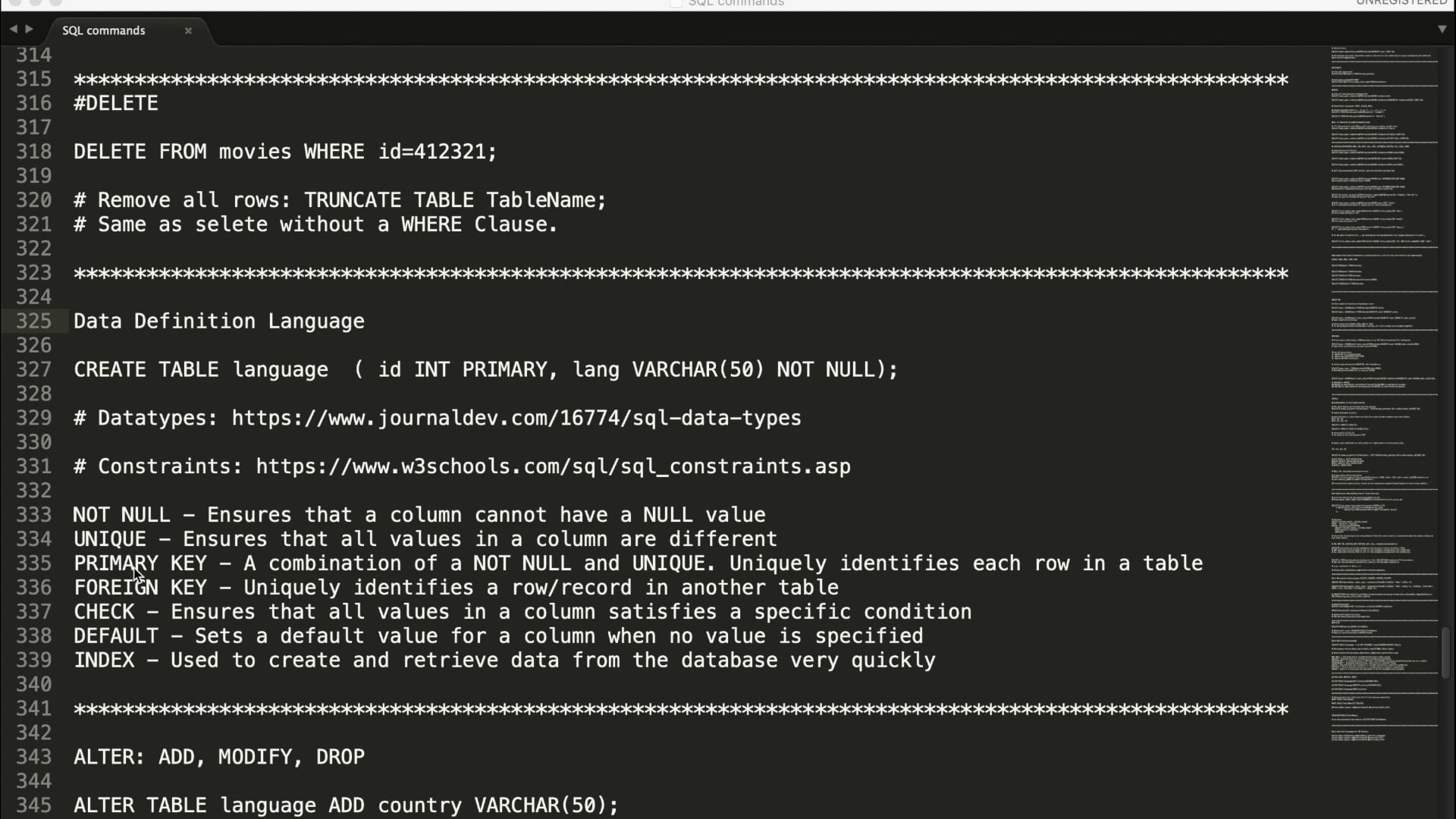 What is the Difference between DELETE, DROP and TRUNCATE? - Scaler Topics