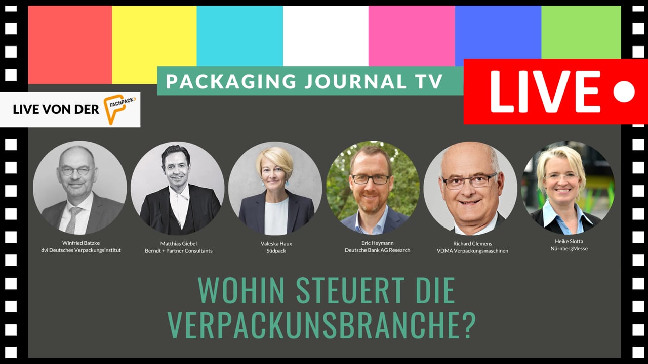 packaging journal TV LIVE - Wohin steuert die Verpackungsbranche?