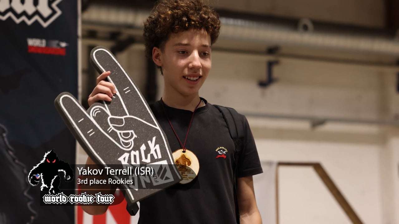 World Rookie Skateboard Finals 3rd Rookie Men: Yakov Terrell
