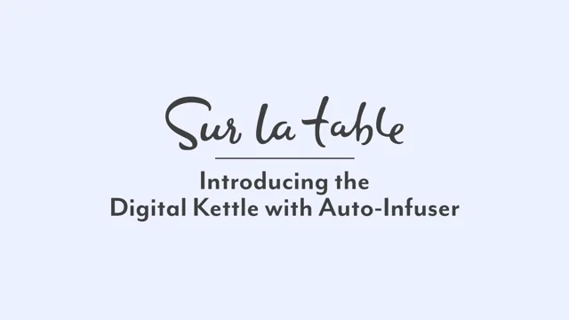 Digital Kettle with Auto Infuser – 60 oz – Sur la Table