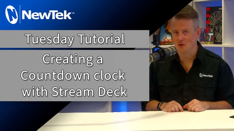 how to create a livestream countdown timer 