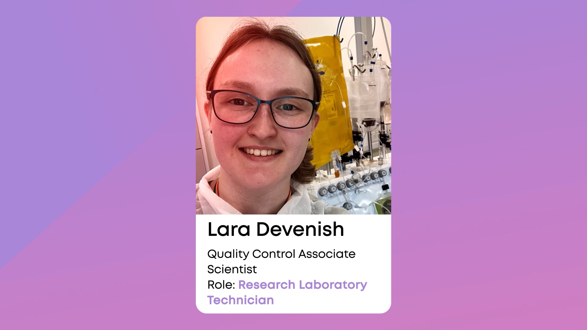 Lara Devenish - Research Laboratory Technician