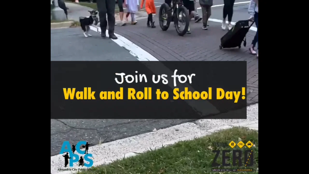 ACPS and Alexandria Celebrate Walk and Roll to School Day on Vimeo