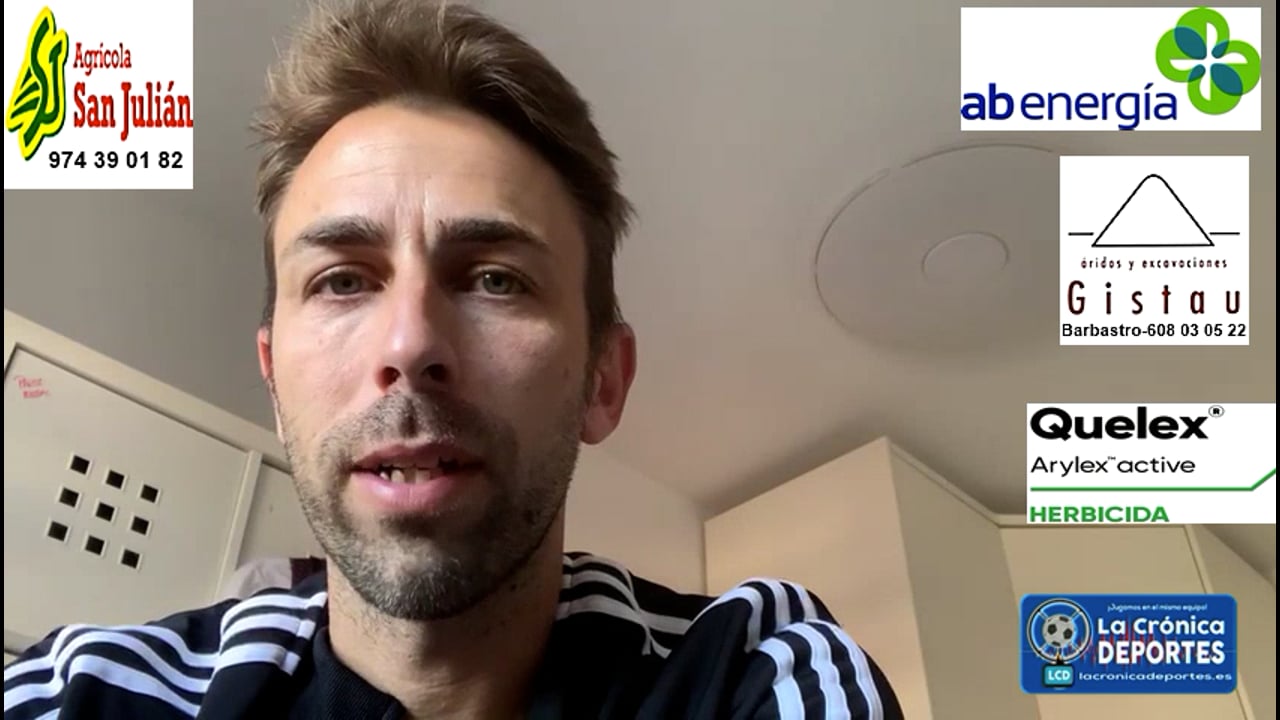 JOSÉ CARLOS GALLEGO (Entrenador Almudévar) SD Ejea 0-1 AD Almudévar / Jornada 4 / 3ª División