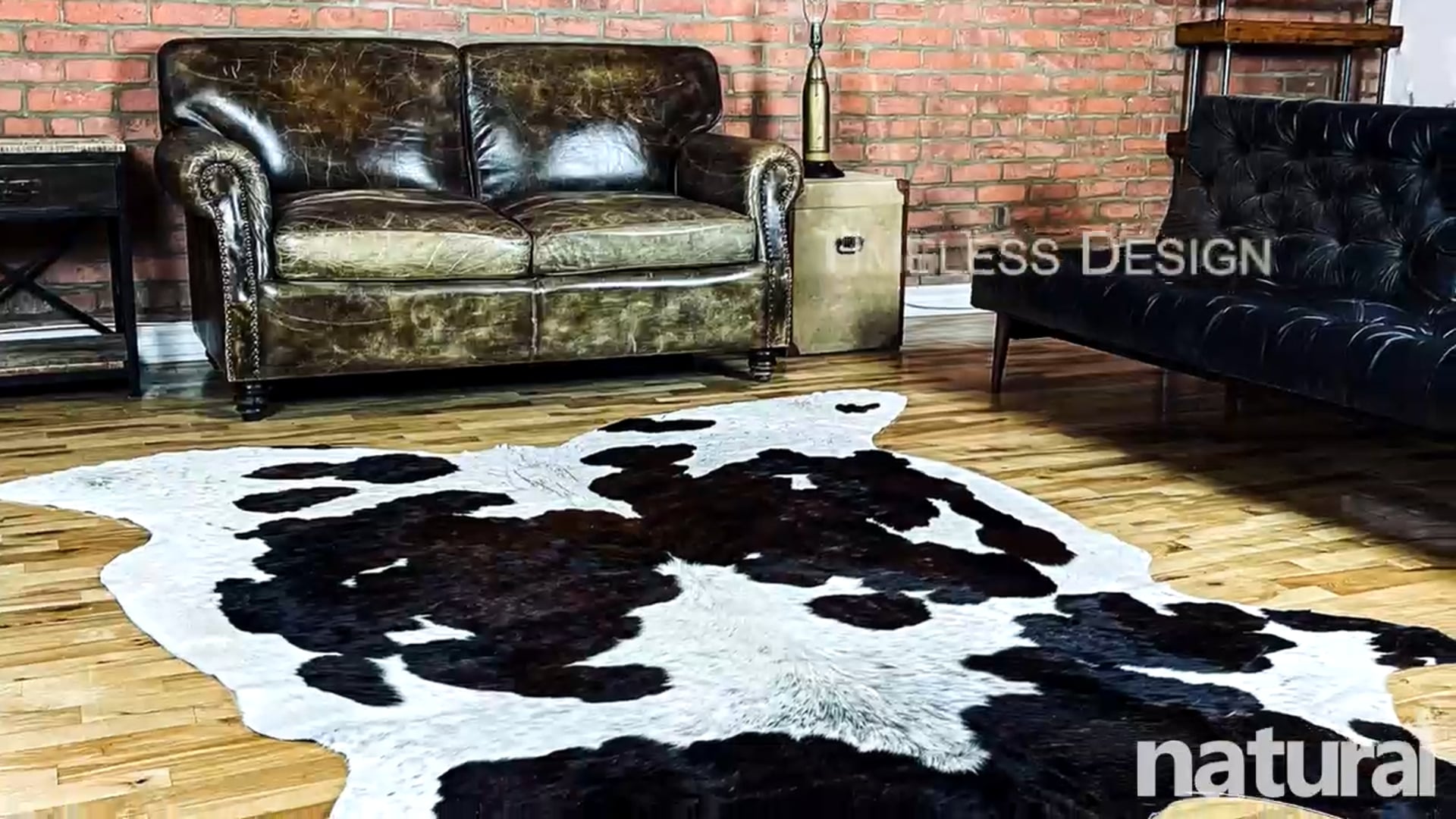 Natural Kobe Cowhide Rug, 6'x7' - Contemporary - Novelty Rugs - by ...