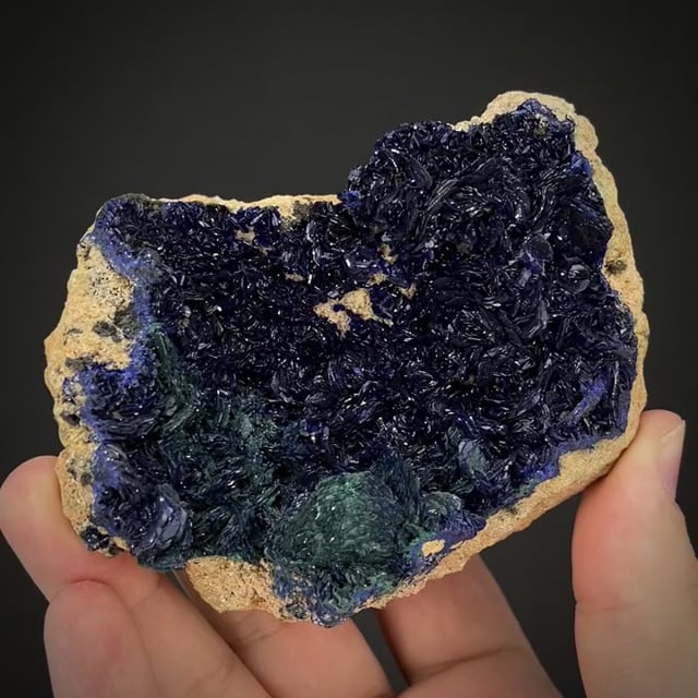 Azurite & Malachite (Type Locality) ex Hefendehl Coll.