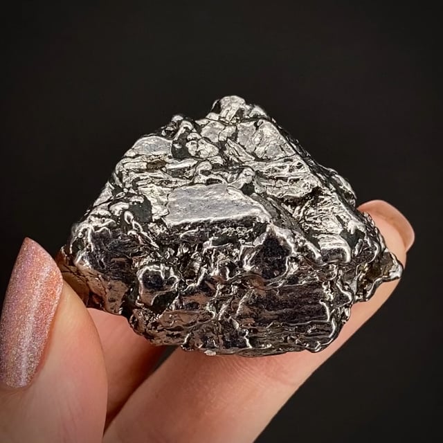 Native Iron - Meteorite var. Kamacite (1516 fall)