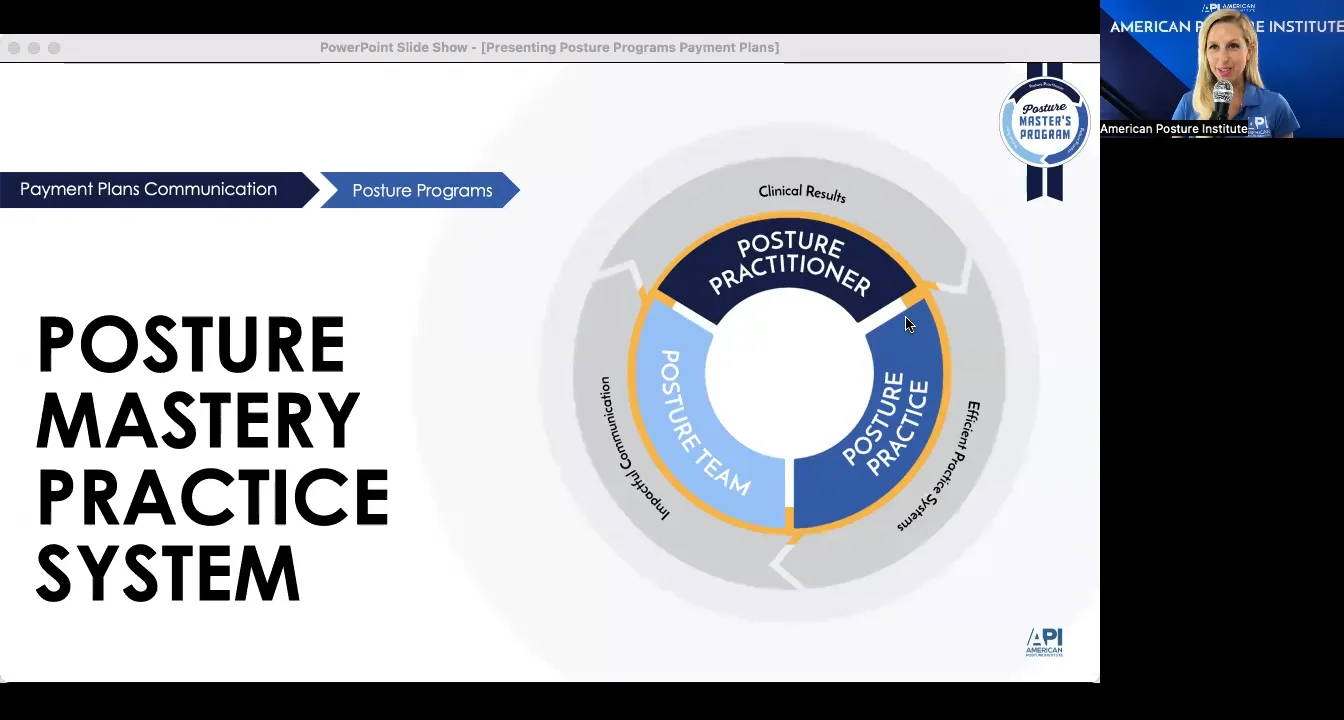 Posture Master's Practice Growth Training: Posture Payment Plans on Vimeo