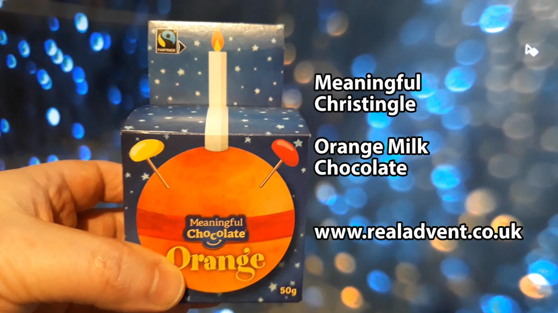 Chocolate Orange Christingle (single) — Meaningful Chocolate