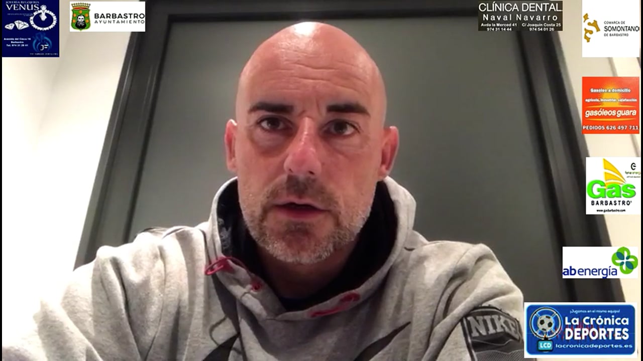 DANI MARTÍNEZ (Entrenador Brea) CD Brea 2-0 UD Mutilvera / Jornada 5 / 2ª RFEF - Grupo 2 