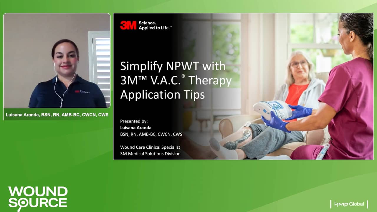 Simplify NPWT with 3M™ V.A.C.® Therapy Application Tips on Vimeo