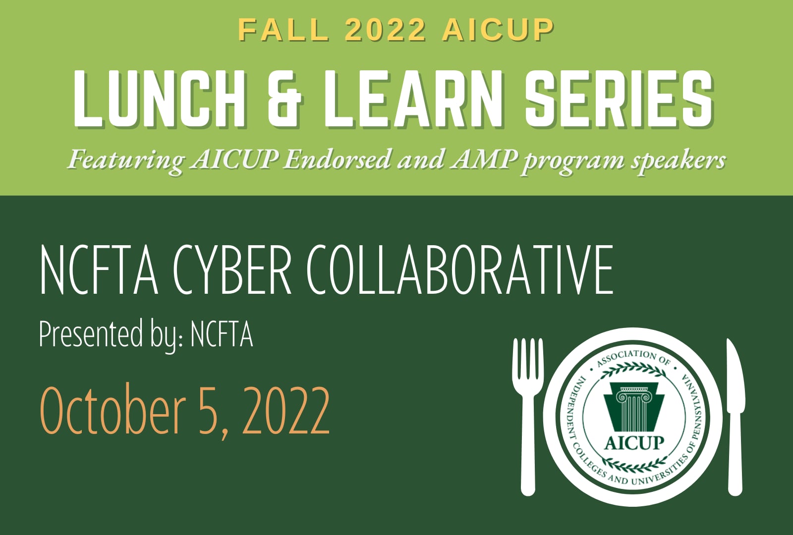 AICUP Lunch & Learn NCFTA Cyber Collaborative, 10522 on Vimeo