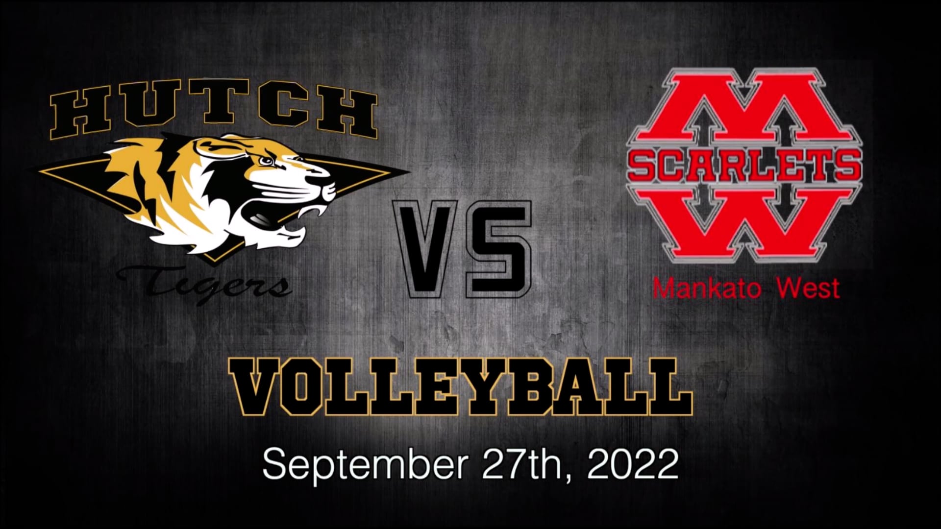 Watch Hutch Tigers Volleyball vs Mankato West 09/27/2022 Online Vimeo On Demand on Vimeo