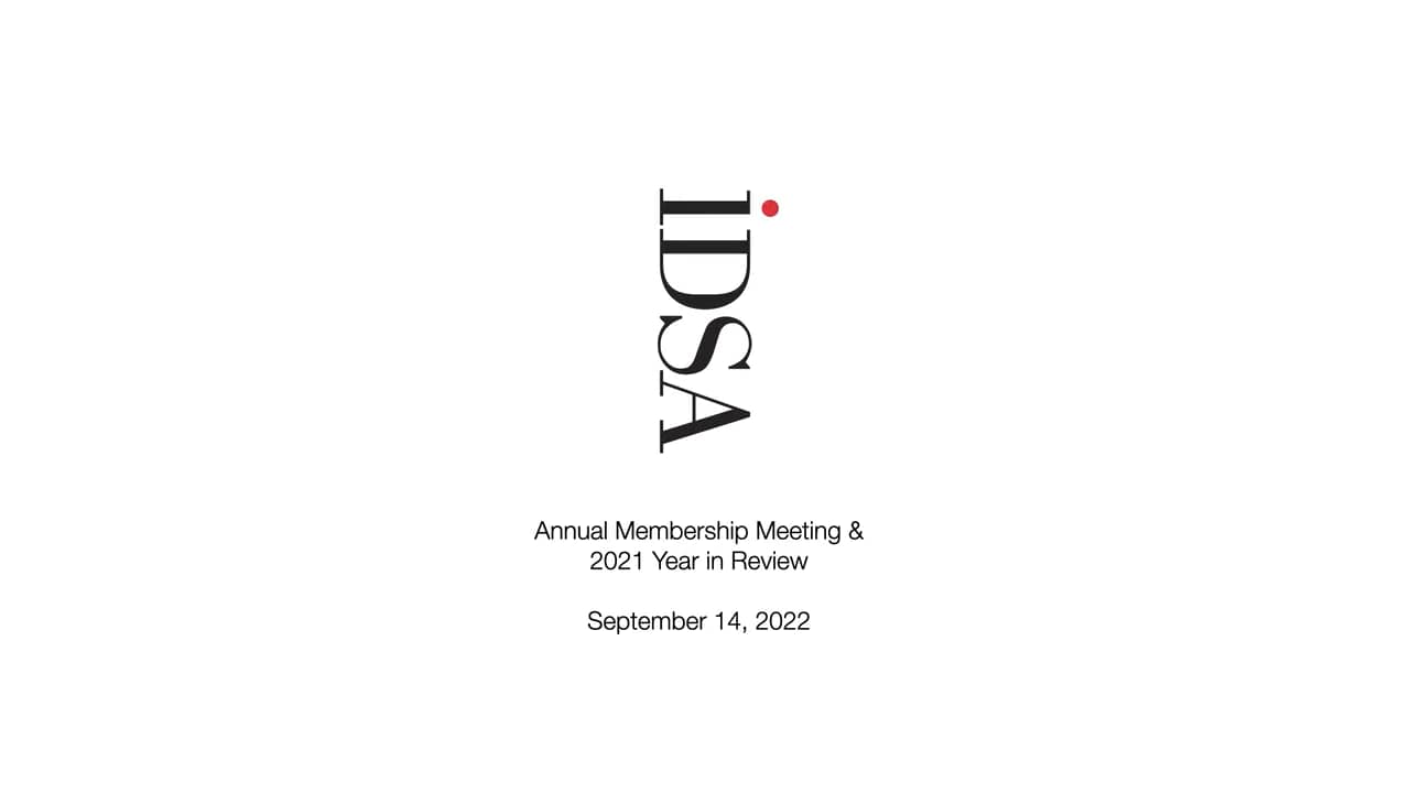 2022 idsa membership meeting on vimeo
