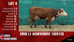 Lot #4 - ERVIE L1 ACHIEVEMENT 192612G