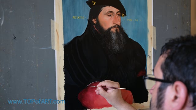 Holbein | Portrait of Duke Antony the Good of Lorraine | Painting Reproduction Video | TOPofART
