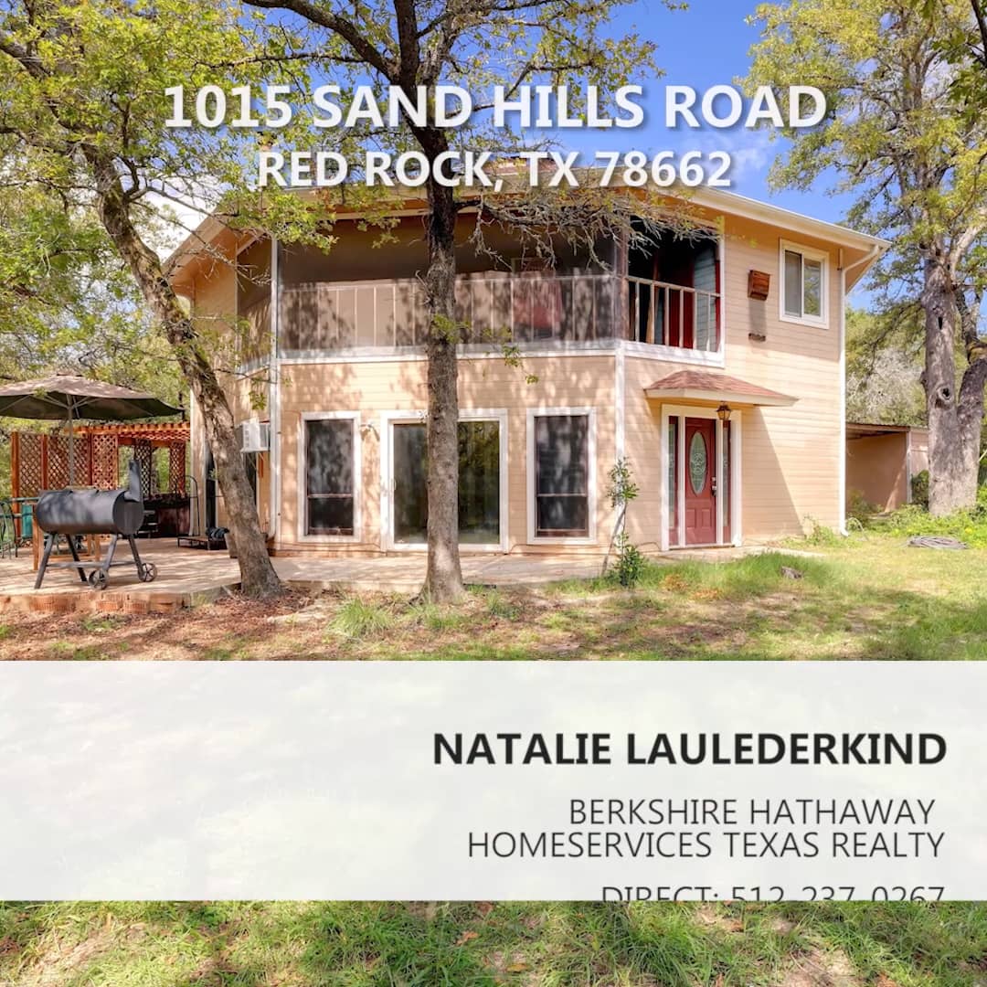1015 Sand Hills Road, Red Rock, TX, 78662_instagram on Vimeo