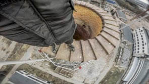 EXTREME Urban Climbing in FALLING APART Factory