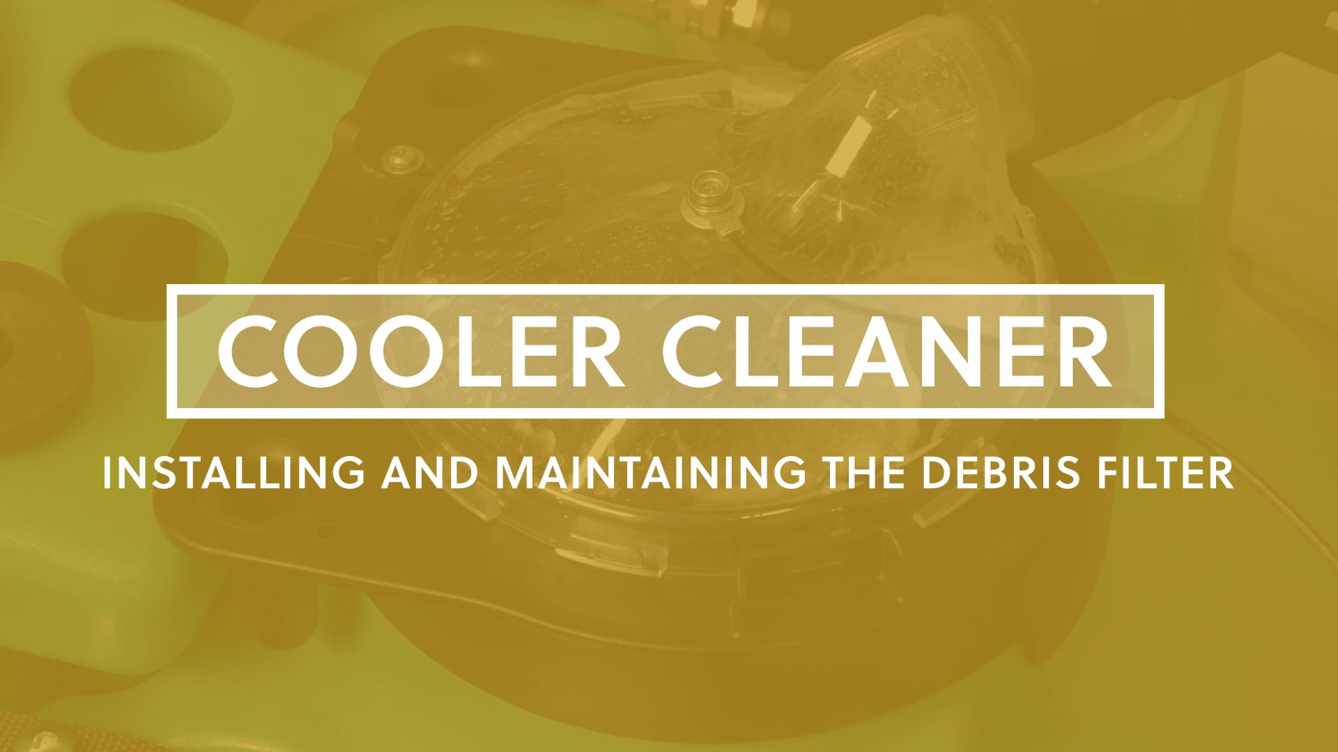 Installing and Maintaining the Debris Filter - video thumbnail